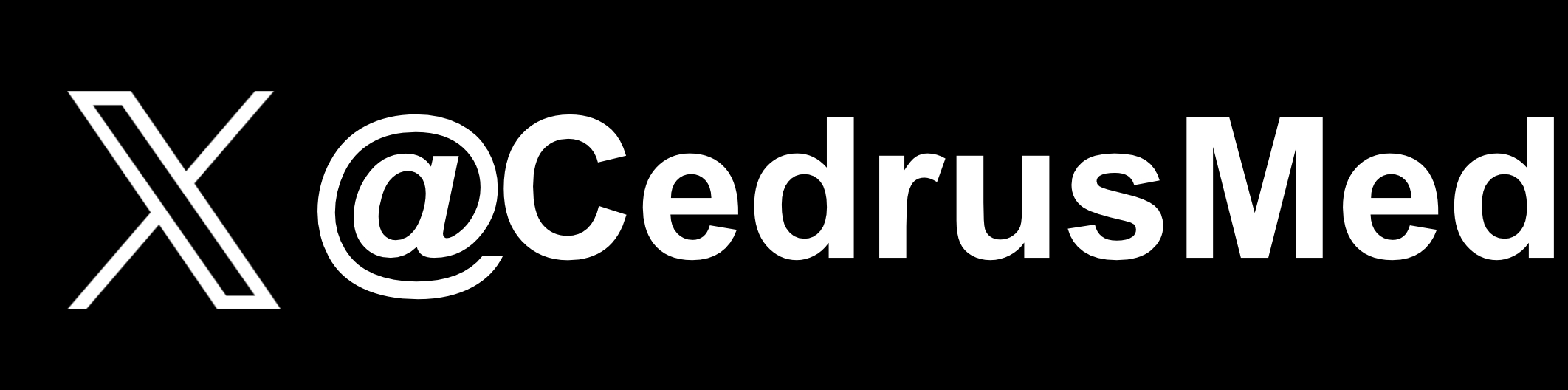 Follow Us on X: @CedrusMed